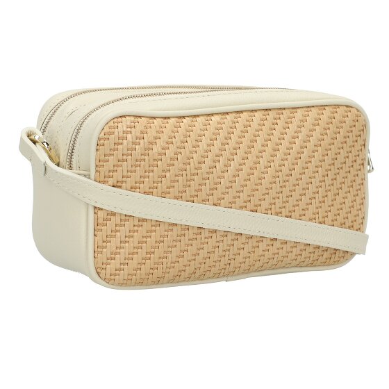 Patrizia Pepe Straw Schoudertas 22 cm