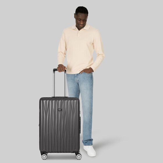 Bric's Cervia 2.0 4 wielen Trolley M 69 cm met uitbreidingsplooi
