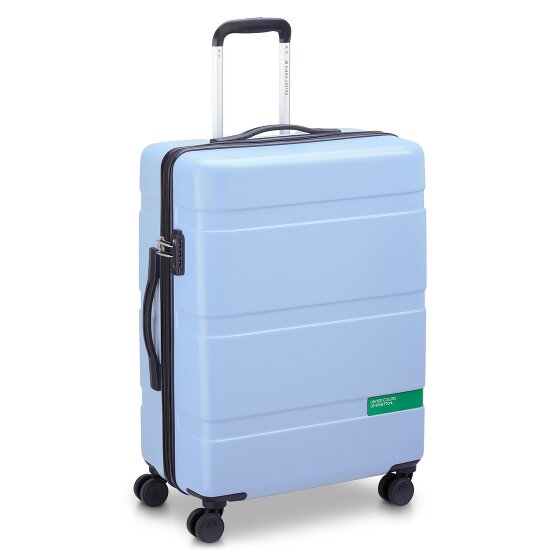 Delsey Paris x United Colors of Benetton Now Hardside 4-wiel kofferset 3-delig met stretch vouw