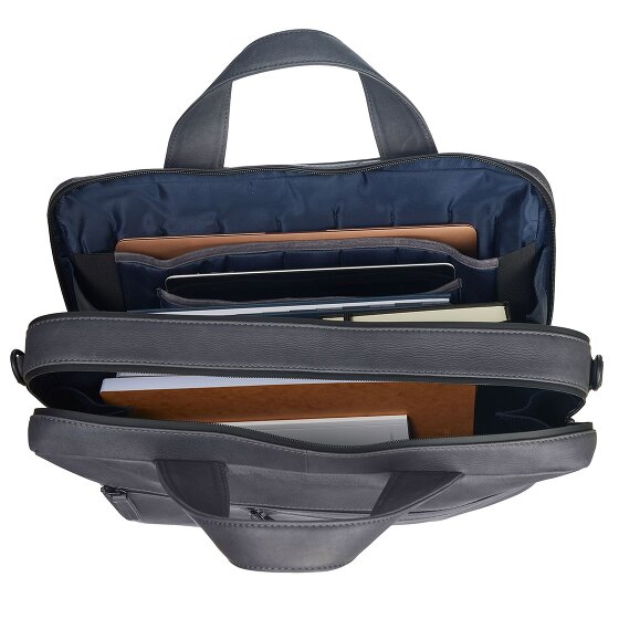 Leonhard Heyden Haagse Leren Aktetas 40 cm Laptopcompartiment