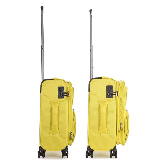 Stratic Bendigo Light Style 4 wielen Cabinewagen S 54 cm met uitbreidingsplooi