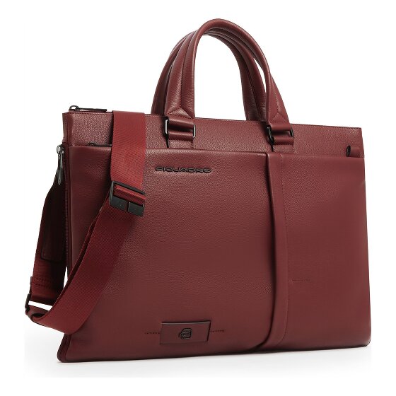 Piquadro Russel Koffer RFID-bescherming Leer 42 cm Laptop compartiment