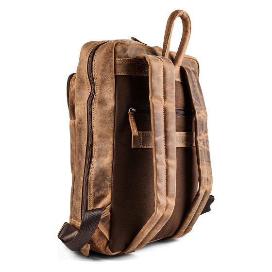 Greenburry Vintage Dagrugzak Leer 42 cm Laptop compartiment