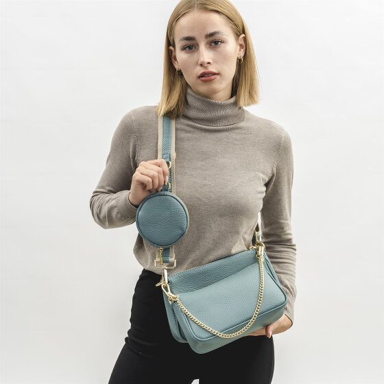 Lazarotti Milano Leren Schoudertas 23 cm