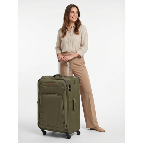 Wenger Beaumont 4 wielen Trolley L 78 cm met uitbreidingsplooi