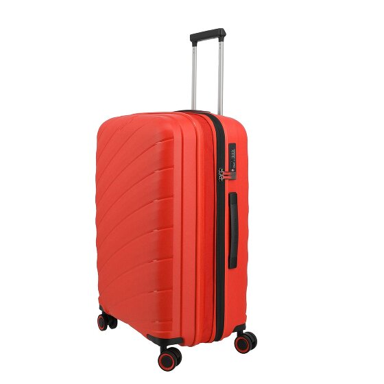 Travelite Burano 4 wielen Kofferset 3-delig met uitbreidingsplooi