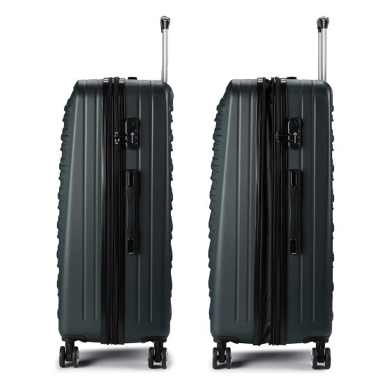 Benzi 5493 4 wielen Trolley L 77 cm met uitbreidingsplooi