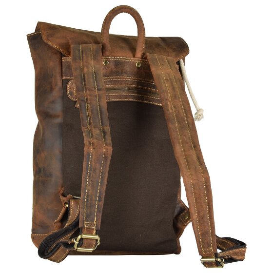 Greenburry Vintage Retro Rugzak Leer 42 cm
