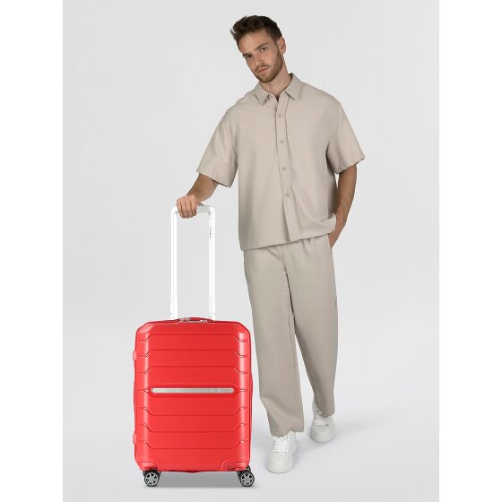 Samsonite Flux 4 wielen Cabinewagen 55 cm met uitbreidingsplooi