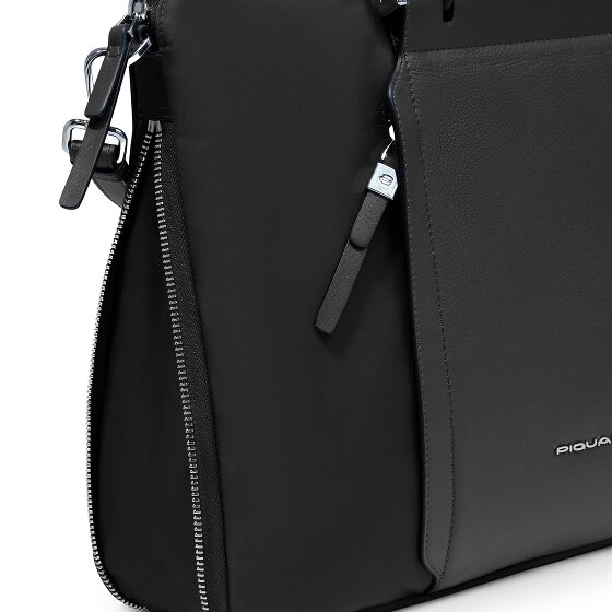 Piquadro Lyra Aktentas Leder 42 cm Laptopvak met uitbreidingsplooi