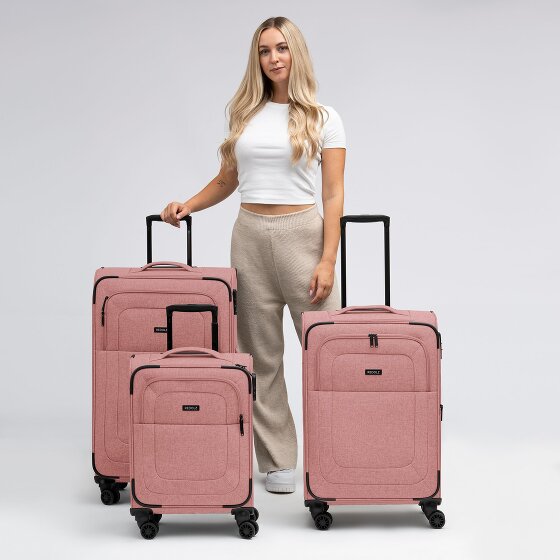Redolz Essentials 12 THREE SET 4 wielen Kofferset 3-delig met uitbreidingsplooi