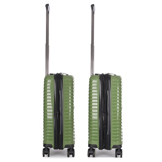 Stratic Bright+ 4 wielen Cabinewagen S 55 cm met uitbreidingsplooi