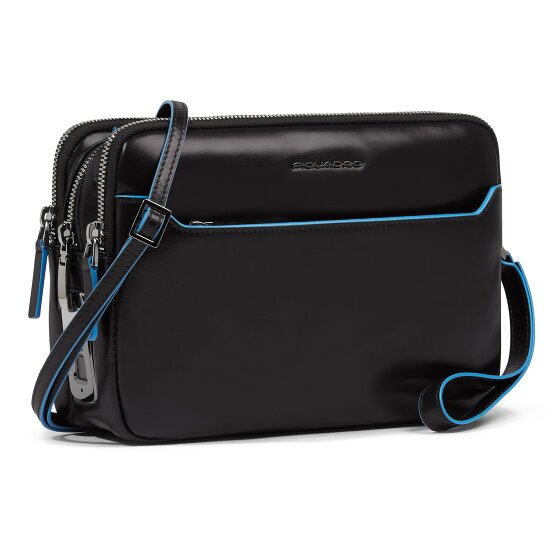 Piquadro Blue Square Schoudertas Leer 23 cm