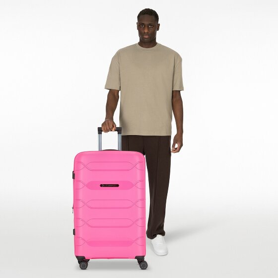 Polestream Strz by Asteroid 4 wielen Trolley L 74 cm met uitbreidingsplooi