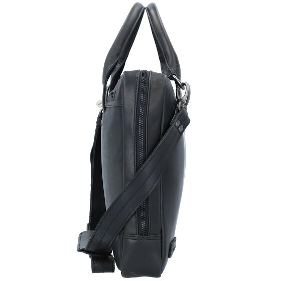 Plevier Navigator Tacan Koffer Leer 36 cm Laptop compartiment