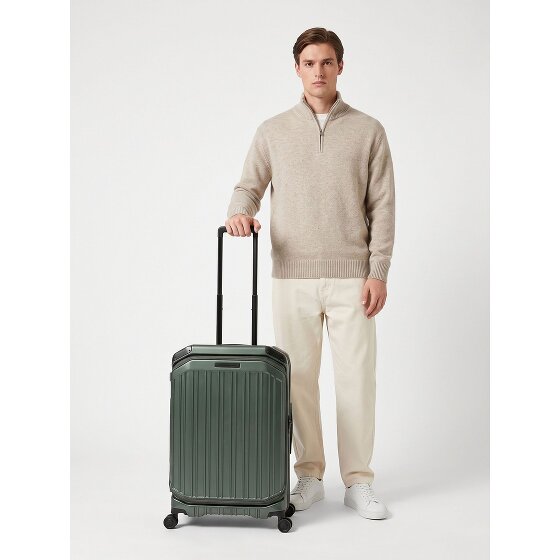 Piquadro PQ-Light 4 wielen Trolley M 69 cm met uitbreidingsplooi