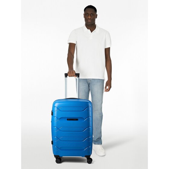 Polestream Strz by Asteroid 4 wielen Trolley M 64 cm met uitbreidingsplooi