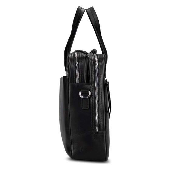 Jost Arva Koffer Leer 36 cm Laptop compartiment