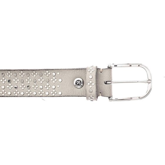 b.belt Studded riem leer