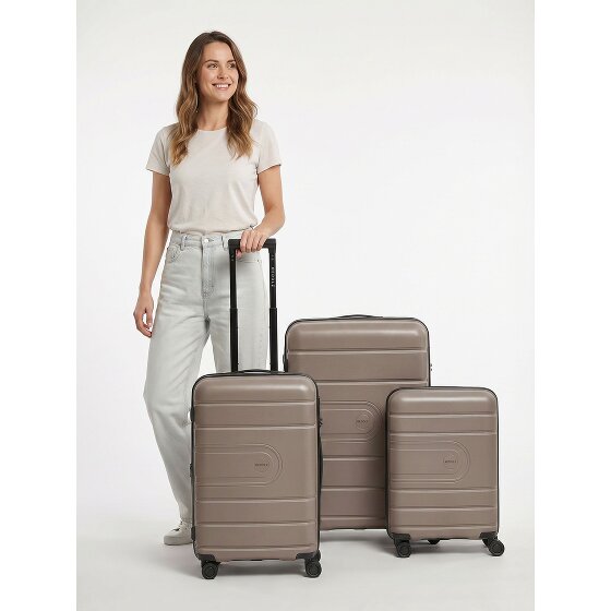 Redolz Essentials 11 4 wielen Kofferset 3-delig met uitbreidingsplooi