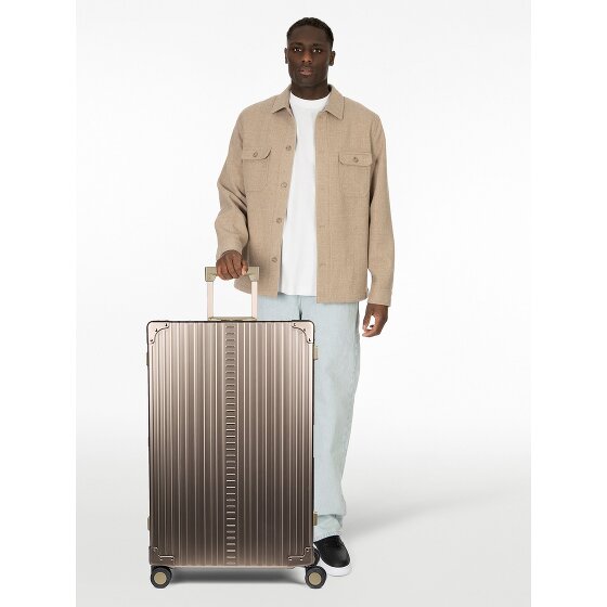 Aleon Traveler Macro trolley met 4 wielen, Aluminium, 77 cm