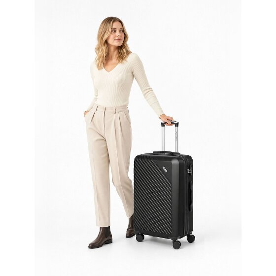 Check.In Paradise 2.0 4 wielen Trolley M 68 cm met uitbreidingsplooi