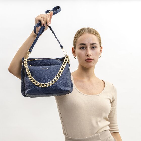 Lazarotti Milano Leren Schoudertas 26 cm