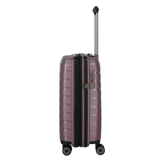 Travelite Air Base 4 wielen Cabinewagen 55 cm met uitbreidingsplooi