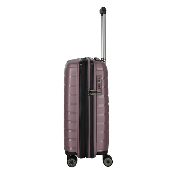 Travelite Air Base 4 wielen Cabinewagen 55 cm met uitbreidingsplooi