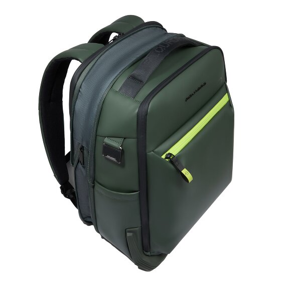 Piquadro Corner Dagrugzak RFID-bescherming 43 cm Laptop compartiment