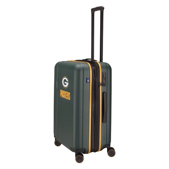 Travelite travelite x NFL 4 wielen Trolley M 67 cm met uitbreidingsplooi