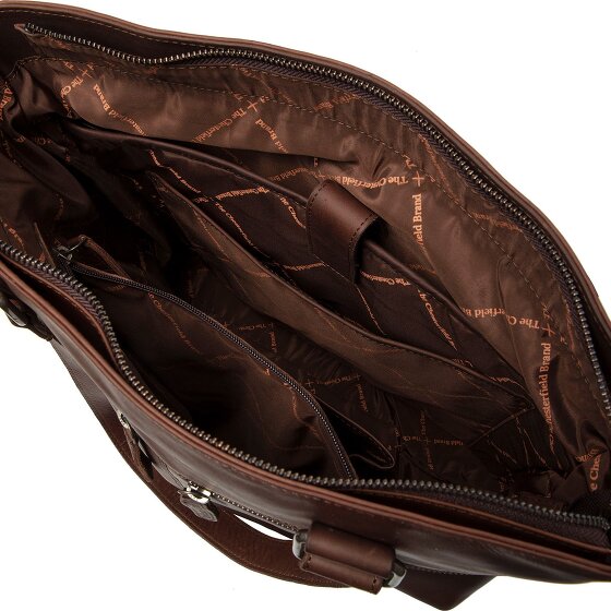 The Chesterfield Brand Rome Shopper Tas Leer 38 cm Laptop compartiment