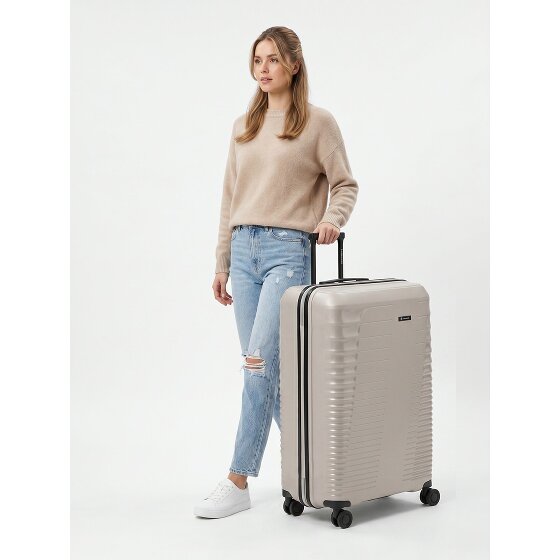 Farmhood Straw Edition 4 wielen Trolley 77 cm met uitbreidingsplooi