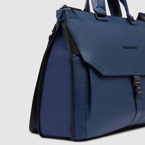 Piquadro Than Koffer Leer 43 cm Laptop compartiment met uitbreidingsplooi