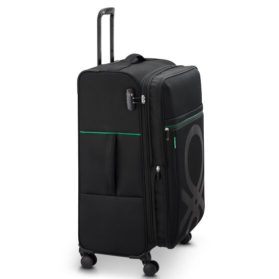 Delsey Paris x United Colors of Benetton Colour Block 4-wiel trolley 77cm met uitbreidingsvouw