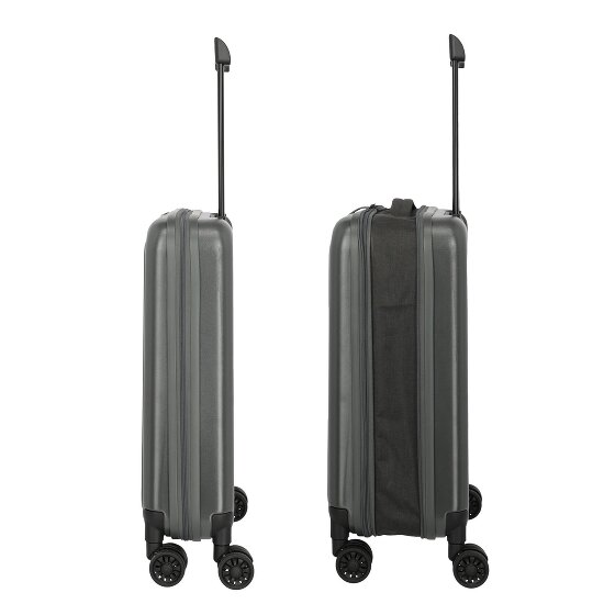 Travelite Basics 4 wielen Cabinewagen 55 cm met uitbreidingsplooi