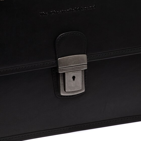 The Chesterfield Brand Glenwood Aktetas Messenger Leer 42 cm Laptop compartiment