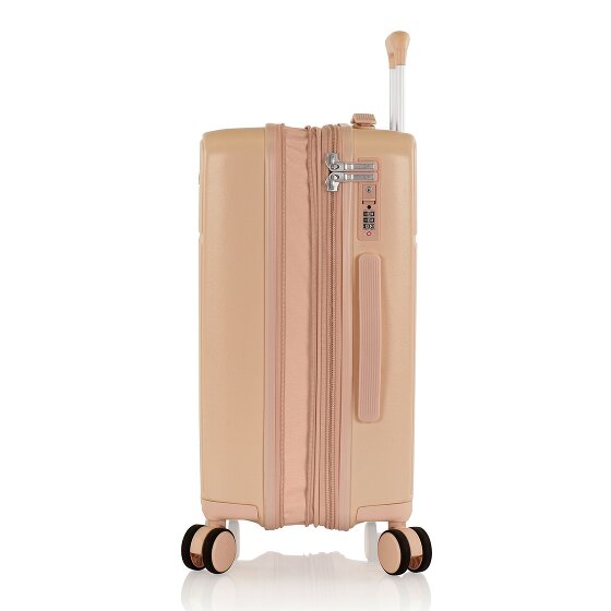 Heys Pastel 4 wielen Cabinewagen S 53 cm met uitbreidingsplooi