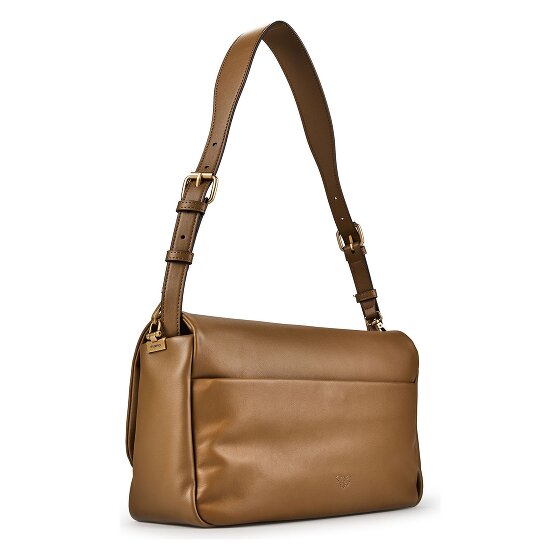 PINKO Click Soft Classic Schoudertas Leder 32 cm