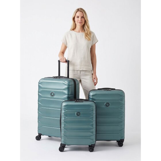 Delsey Paris Meteor 4 wielen Kofferset 3-delig met uitbreidingsplooi