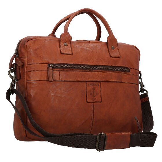 Harbour 2nd Urban Poets Blaise Koffer Leer 40 cm Laptop compartiment