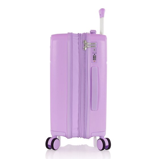 Heys Pastel 4 wielen Cabinewagen S 53 cm met uitbreidingsplooi