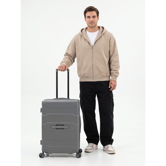 Heys ReNew 4 wielen Trolley M 66 cm met uitbreidingsplooi