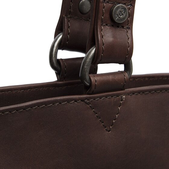 The Chesterfield Brand Wax Pull Up Schoudertas Leer 36 cm Laptop compartiment