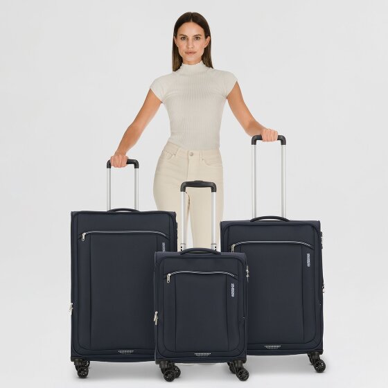 American Tourister Avantour 4 wielen Kofferset 3-delig met uitbreidingsplooi