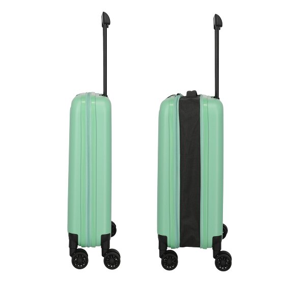 Travelite Basics 4 wielen Cabinewagen 55 cm met uitbreidingsplooi