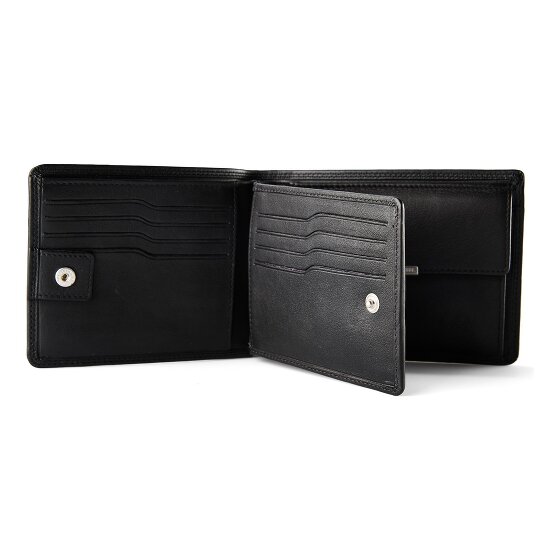 Braun Büffel Golf 3.0 Portemonnee RFID-bescherming Leer 12.5 cm