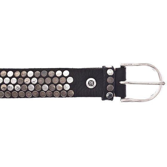 b.belt Studded riem leer