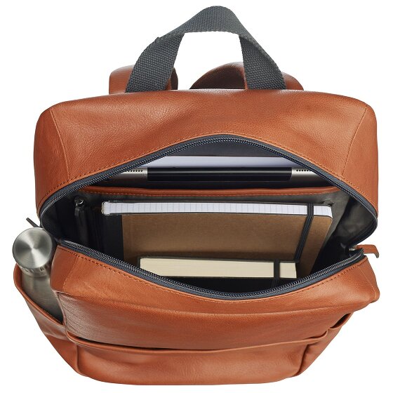 Leonhard Heyden Hamburg Rugzak Leer 40 cm Laptopvak