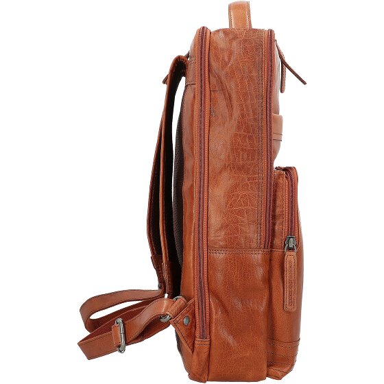 Spikes & Sparrow Bronco Rugzak Leer 40 cm Laptopcompartiment